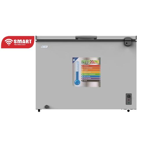 SMART TECHNOLOGY Congélateur Horizontal Vitré Smart (STCC-310VH)- 250 L - Gris / Avec Grille à L'arrière SMART TECHNOLOGY Congélateur Horizontal Vitré Smart (STCC-310VH)- 250 L - Gris / Avec Grille à L'arrière